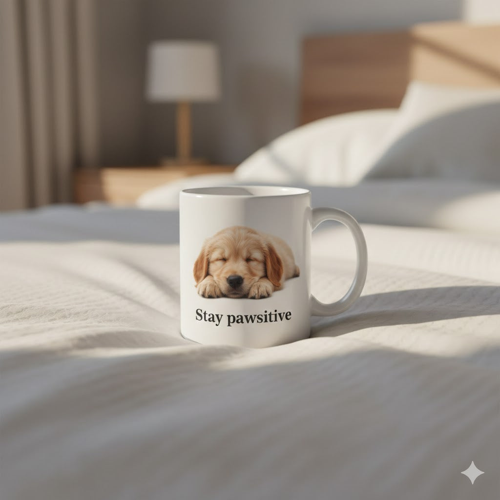 Custom Pet Mug – Personalized Dog Photo Cup | Stay Pawsitive™ 11oz