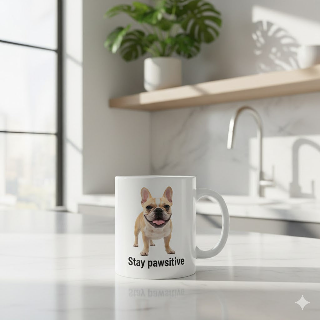 Custom Pet Mug – Personalized Dog Photo Cup | Stay Pawsitive™ 11oz