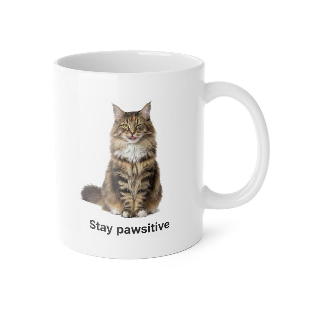 Custom Pet Mug – Personalized Cat Photo Cup | Stay Pawsitive™ 11oz