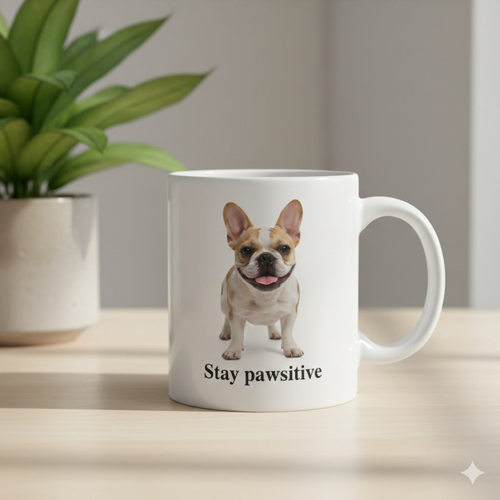 Custom Pet Mug – Personalized Dog Photo Cup | Stay Pawsitive™ 11oz