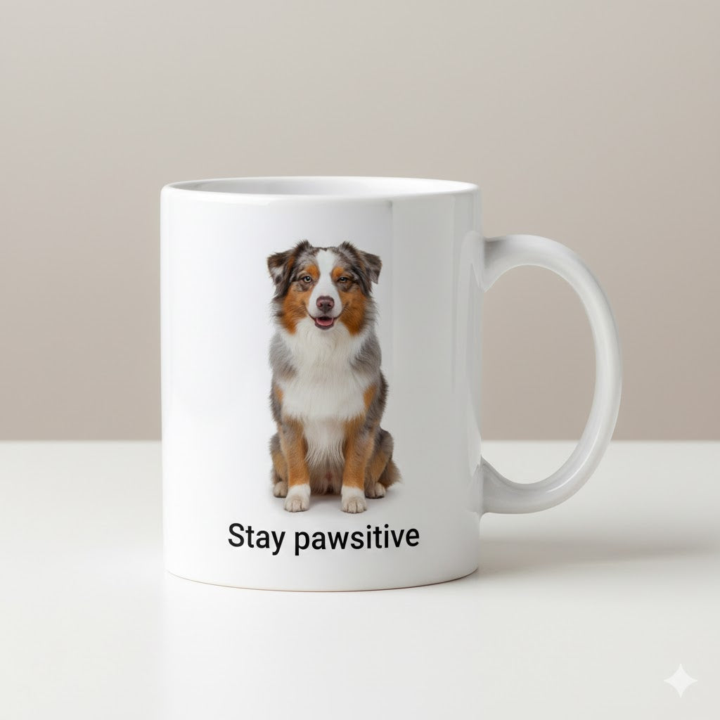 Custom Pet Mug – Personalized Dog Photo Cup | Stay Pawsitive™ 11oz