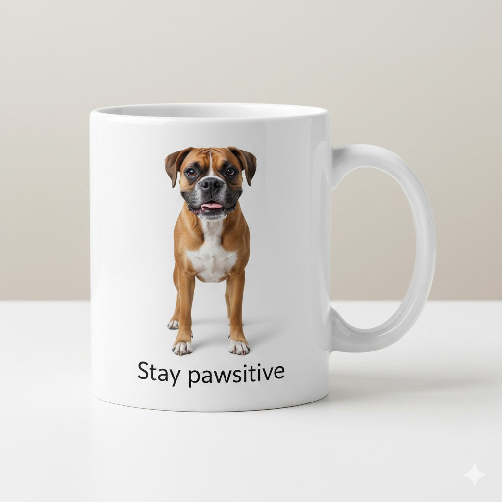 Custom Pet Mug – Personalized Dog Photo Cup | Stay Pawsitive™ 11oz