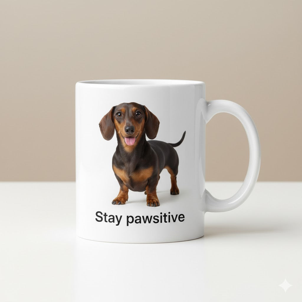 Custom Pet Mug – Personalized Dog Photo Cup | Stay Pawsitive™ 11oz