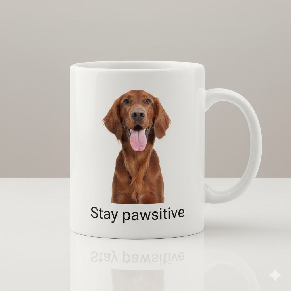 Custom Pet Mug – Personalized Dog Photo Cup | Stay Pawsitive™ 11oz