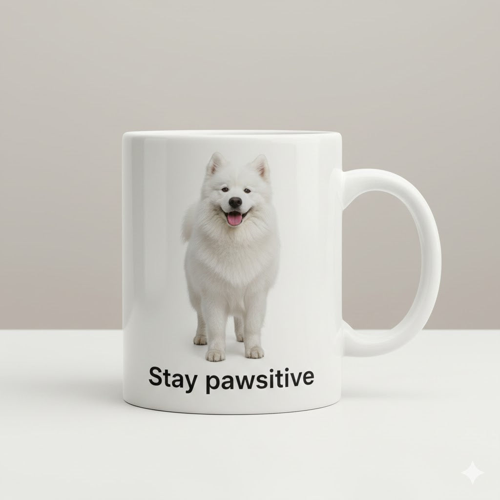 Custom Pet Mug – Personalized Dog Photo Cup | Stay Pawsitive™ 11oz