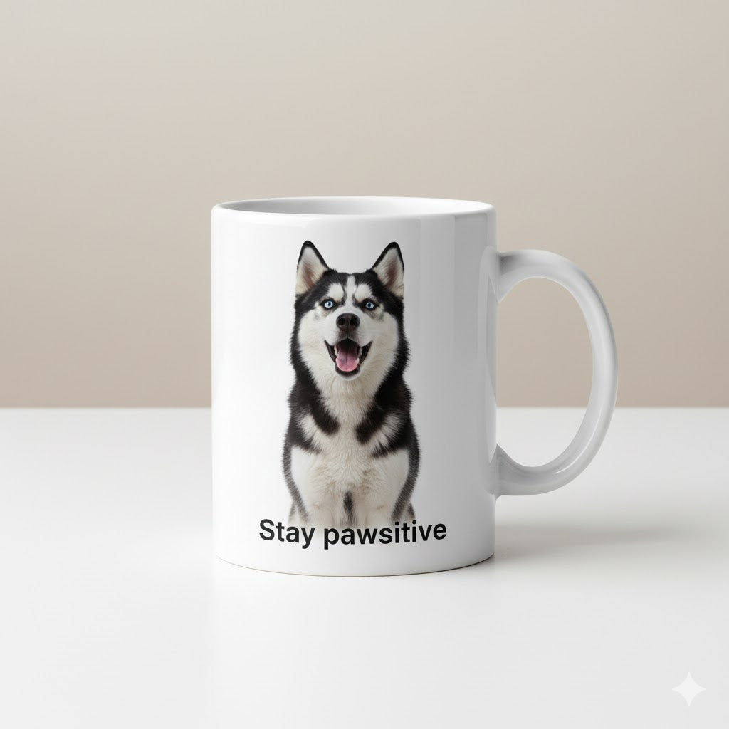 Custom Pet Mug – Personalized Dog Photo Cup | Stay Pawsitive™ 11oz