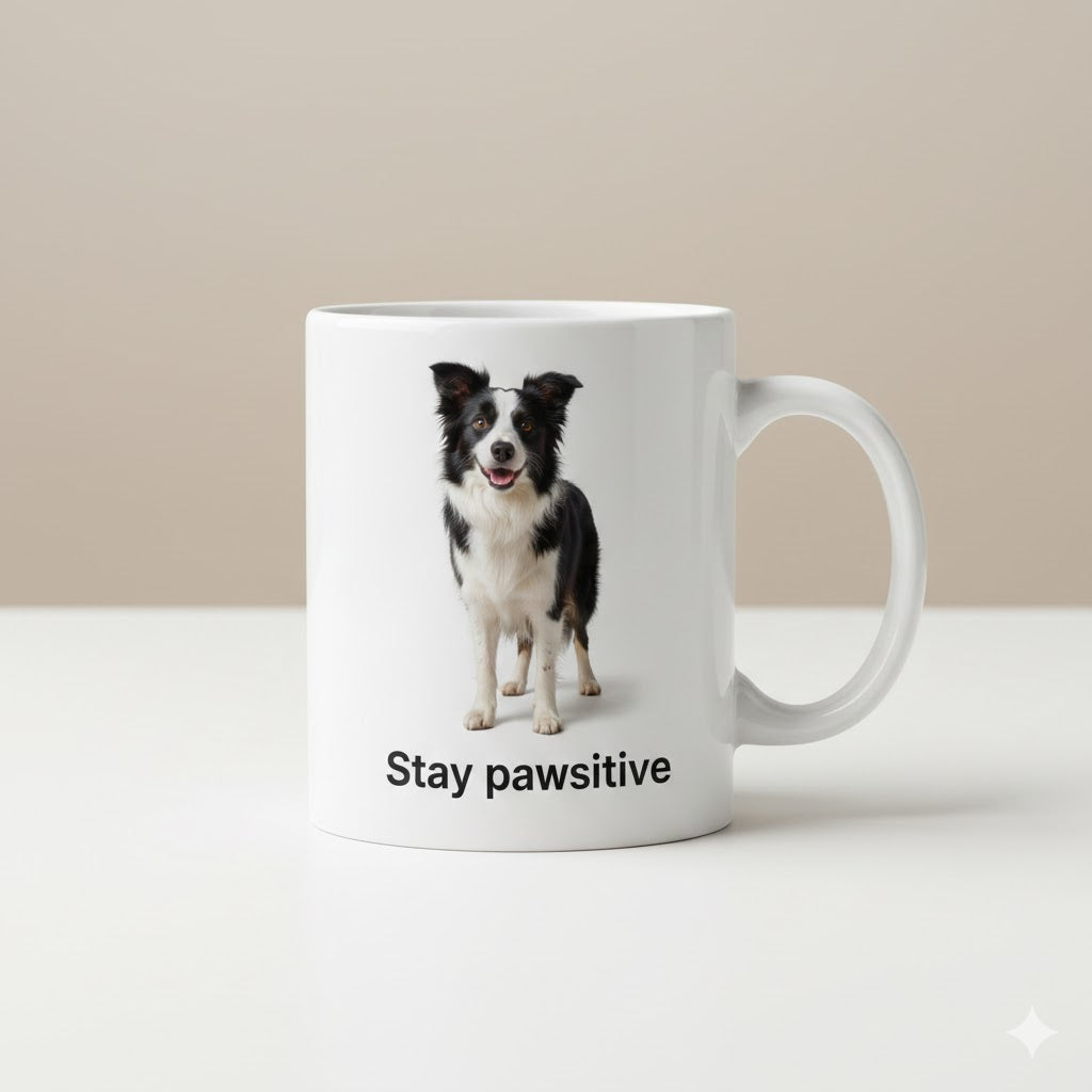 Custom Pet Mug – Personalized Dog Photo Cup | Stay Pawsitive™ 11oz
