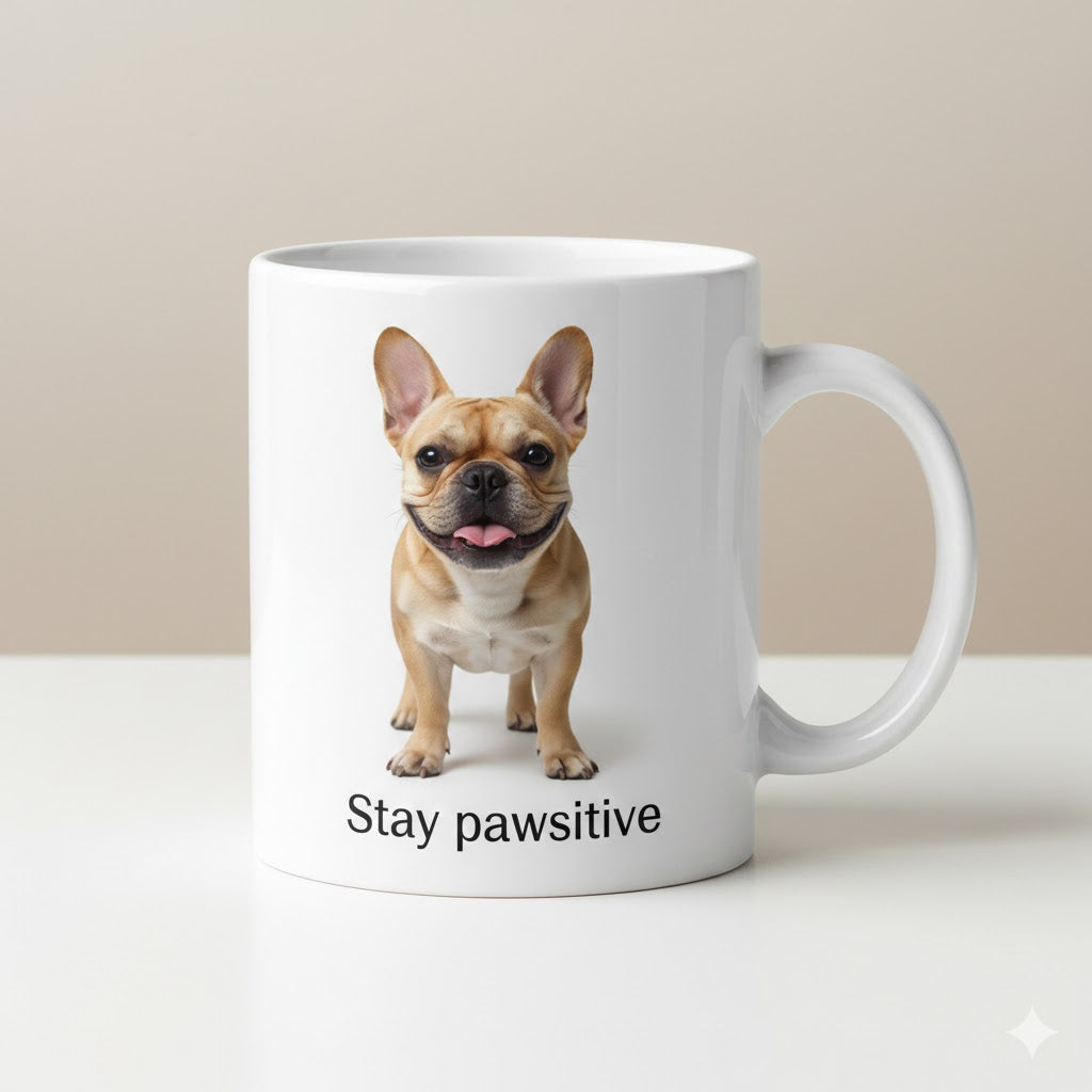 Custom Pet Mug – Personalized Dog Photo Cup | Stay Pawsitive™ 11oz
